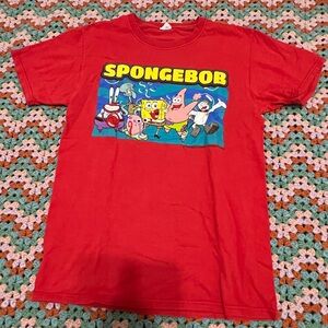 SpongeBob Red Kids T-Shirt